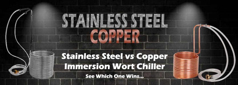 Blog Title - Stainless Steel vs Copper Wort Chiller